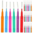 thumbnail image 1 of LOVEVER60 Pcs Bâton de Fil Dentaire en Acier Inoxydable Plastique Pics pour Sourire Brosse Interdentaire Orthodontie, 1 of 6