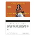 thumbnail image 2 of Aromabug: Funny Fake Bankcard: Mixed Race Card, Fade Resistant, 4 Pack, 2 of 5