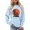 Light Blue [Womens Halloween Sweatshirts] [WenDA6070209], variant on Halloween Sweatshirts for Women Dressy Casual Black Cat Skeleton Graphic Long Sleeve Shirts for Women Sweaters Womens Fall Fashion Clothing Grey, XXL