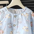 thumbnail image 5 of CAICJ98 Toddler Pajamas Set Pjs Kids Baby Boy Girl 2-7Y Long Sleeve Snug Fit Warm Cotton Sleepwear 2pcs (Purple,2-3 Years), 5 of 5