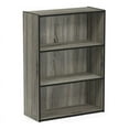 thumbnail image 5 of Furinno 22.7 W x 9.7 D x 31.5 H 3-Shelf Open Freestanding Shelves, Gray and Black, 5 of 7