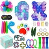 Puloru Decompression Toy Set with Tie-dye Bubble, Infinite Cube Accessory