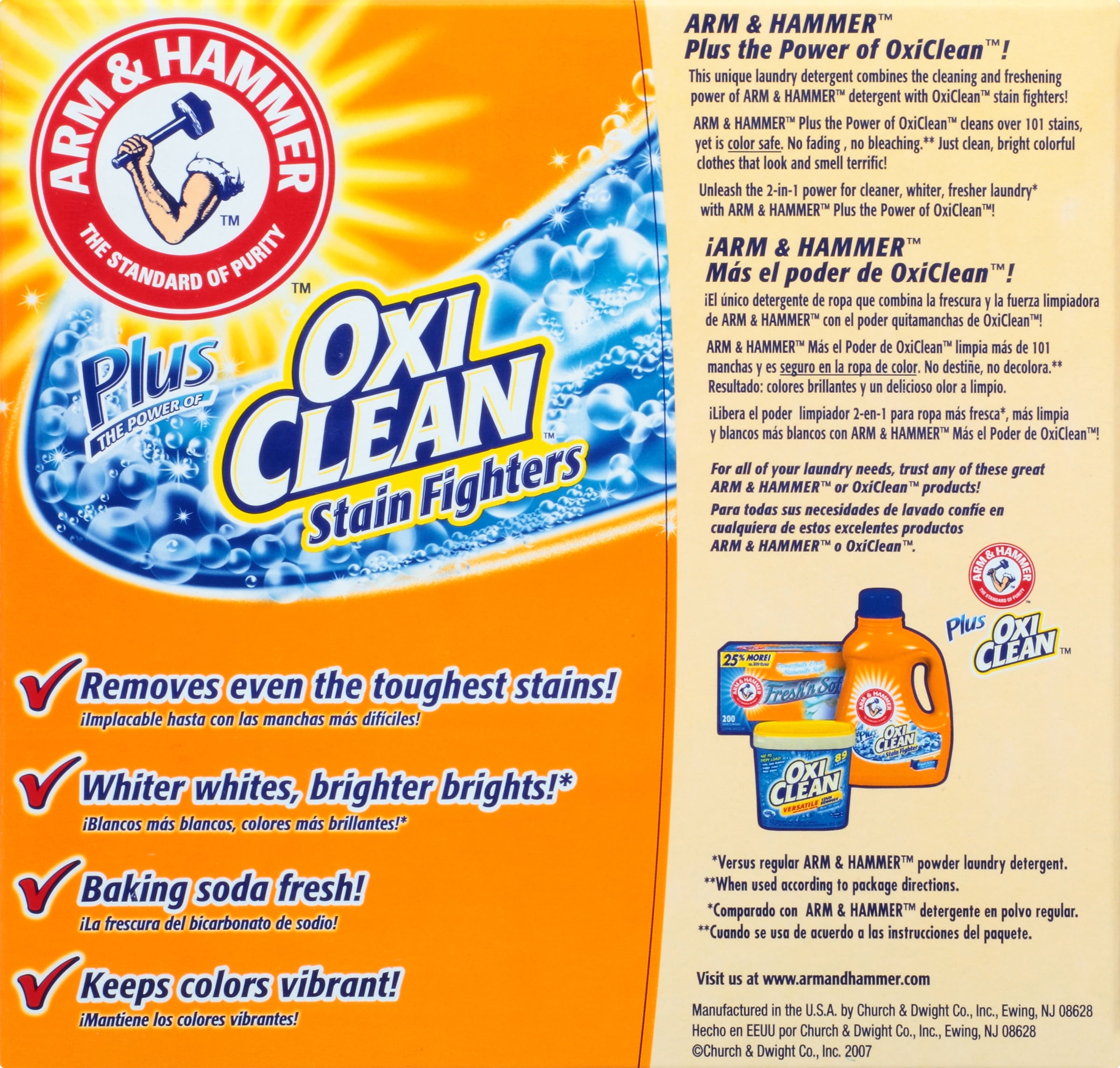 oxiclean powder laundry detergent