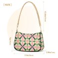 thumbnail image 3 of FORMRS Womens Shoulder Bag with Chain Strap Clutch Purse Cute Tote Handbag, Pink Symmetrical Stars, 3 of 7