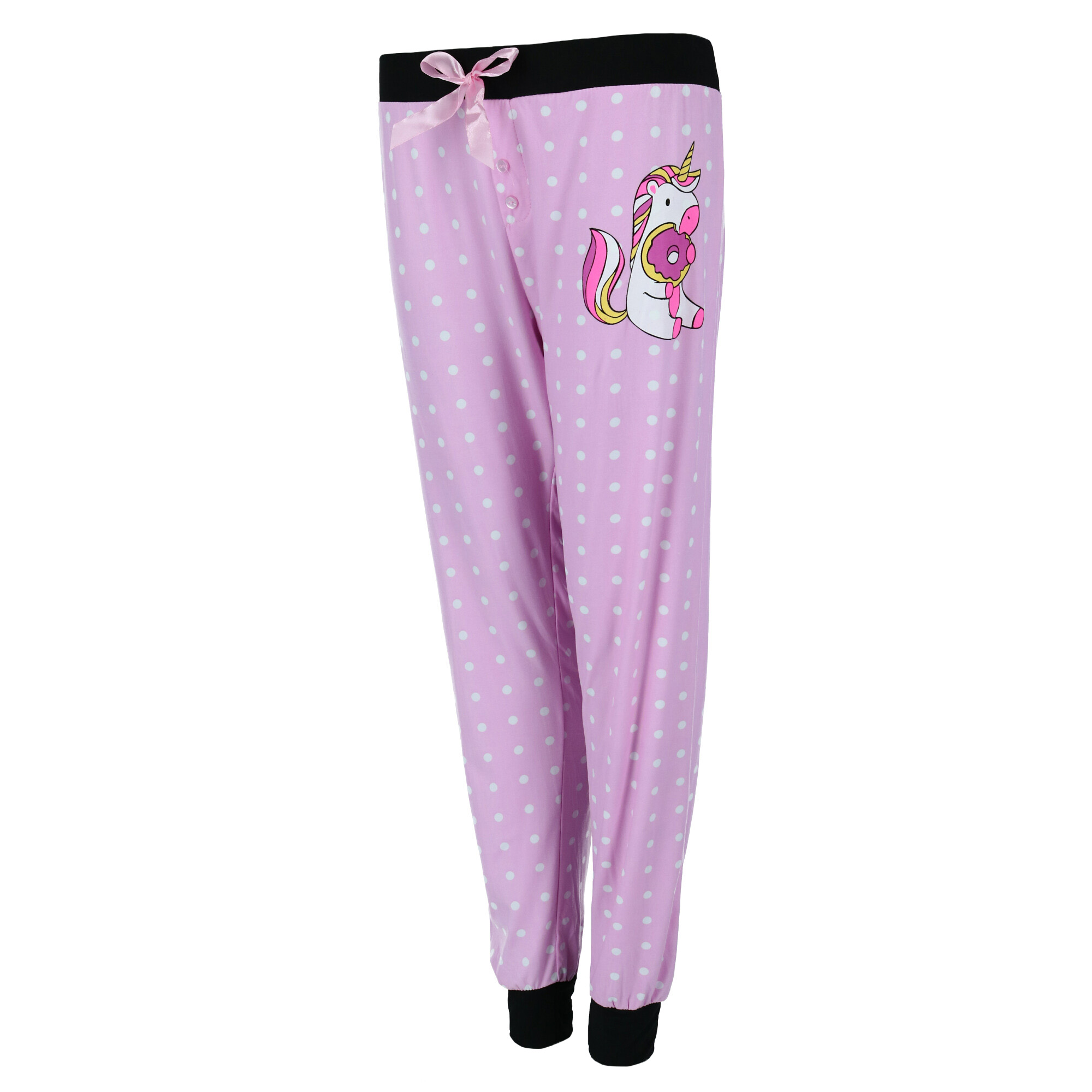 Mentally Exhausted Women's Plus Size Unicorn with Donut Polka Dot