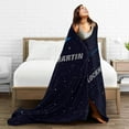 thumbnail image 5 of Lockheed Martin Fleece Blanket, Very Soft Microfiber Flannel Blanket for Couch Warm and Cozy for All Seasons, Black, 5 of 6