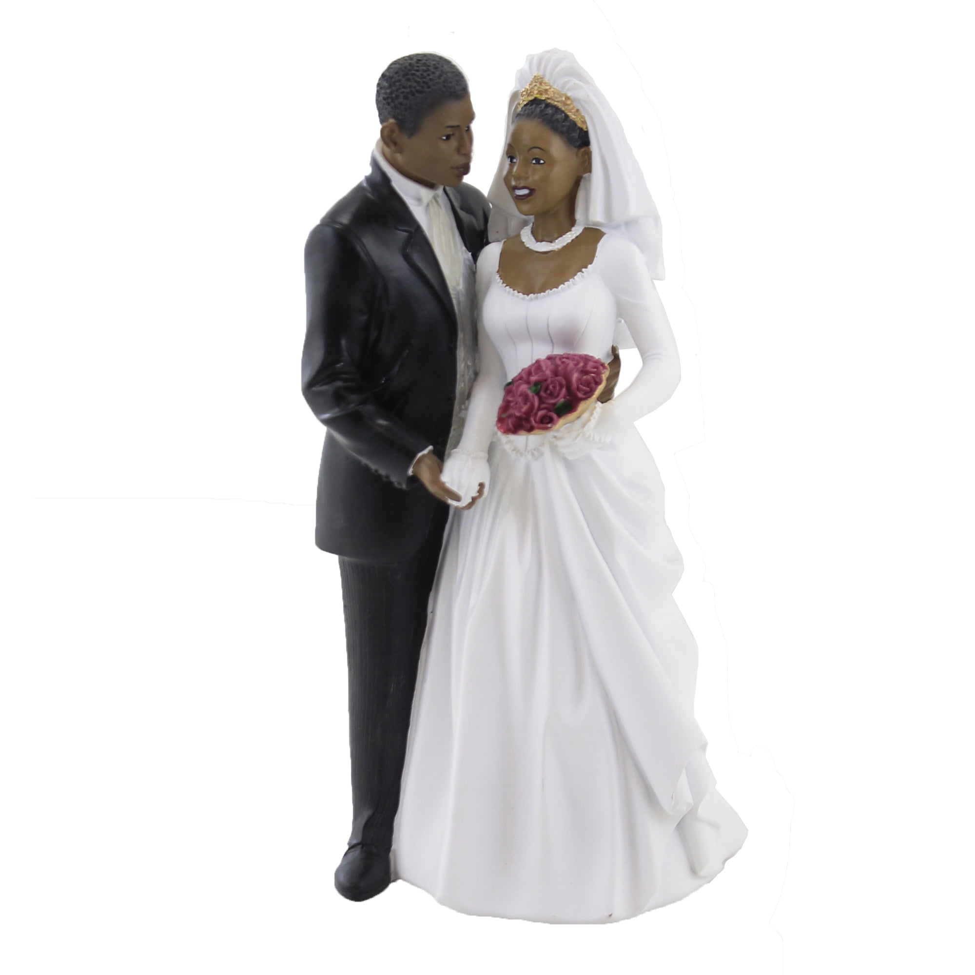 Funny Wedding Cake Toppers Figurine Bride Groom Humor Favor Marriage Gift Topper 