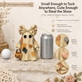 thumbnail image 2 of Vintage Halloween Decor Resin 4" - Light Up Ghost Statue & Pumpkin Lantern for Mantel Shelf & Entryway, 1 Pack Available, 2 of 6