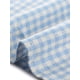 thumbnail image 5 of Vestidos sin mangas de cuadros para mujer Inspire Chic, vestido midi de gingham con ajuste holgado y bolsillos, atuendos de verano, S azul claro, 5 of 6