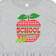 thumbnail image 4 of Inktastic Apple School is Cool Girls Toddler Dress, 4 of 5