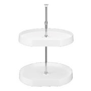 Rev A Shelf Rs7013.20.15.526 20 In. 3 Shelf Set Series D-Shaped Lazy Susan Set Almond by Rev-A-Shelf