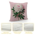 thumbnail image 4 of Pillow Covers Pink Flower with&nbsp;&nbsp;Floral Pattern Decorative Pillow Covers Super Soft Square Charming Pillow Case&nbsp;for Home Couch Wedding Gift, 4 of 5