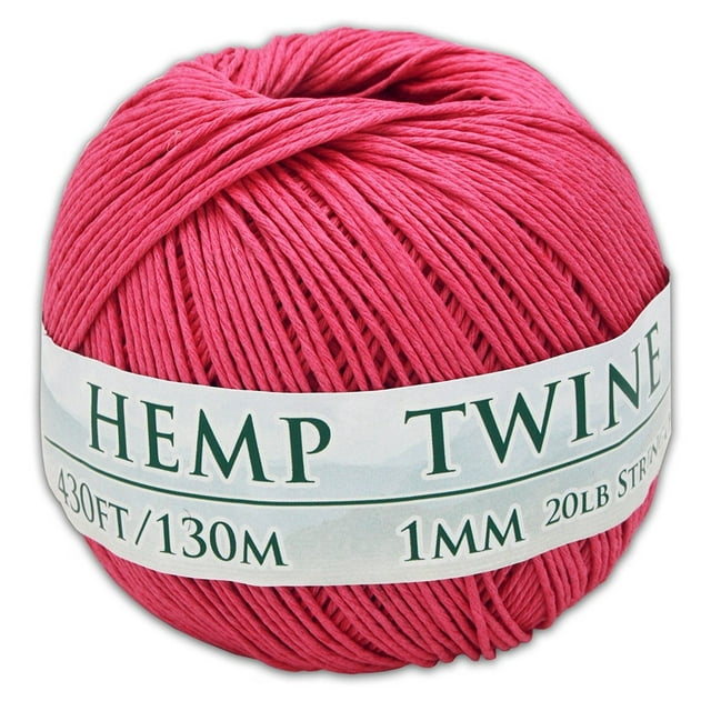Hemp Twine Ball Pink 1mm