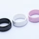 thumbnail image 4 of Jumpingount Anillo de pareja de moda de cerámica, anillo de boda de cerámica para mujeres con accesorios de amor y elegancia Ropa, zapatos y accesorios Miscelánea blanco Tamaño#12, 4 of 6
