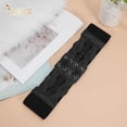 thumbnail image 4 of Women Elastic Wide Dress Belt 50S Stretchy Vintage Waist Cinch Belt, 4 of 9