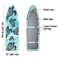 thumbnail image 2 of WIRESTER Iron Board Cover with Padding 15" x 54", Iron Board Cover Large Fits All Standard Sizes - Ocean Sea Turtles, 2 of 6
