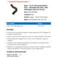 thumbnail image 2 of Upper - Tee To Thermostat Radiator Hose - Compatible with 2000 - 2004 Volkswagen Jetta 2.8L V6 GAS 2001 2002 2003, 2 of 2