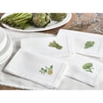 thumbnail image 3 of Embroidered Cabbage Hemstitched Cotton Napkin (Set of 6), 3 of 3