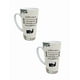 thumbnail image 1 of Duo de taza de cerámica 500 ml. diseño divertido La vida es como una fotografia asi que sonrie siempre, y si las cosas salen mal intenta una nueva toma regalo original, 1 of 6