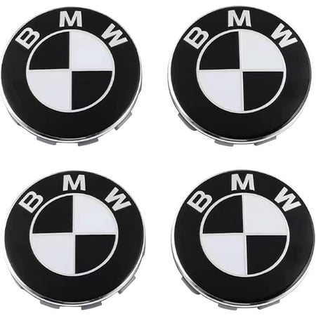 Chockeie 4pcs Auto Center Caps for BMW 68MM Rim Center Caps Wheel Center Badge Shape decoration accessories