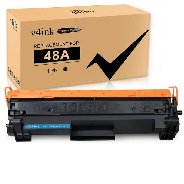 v4ink Cartucho de tóner Compatible con 48 A de Repuesto para HP 48A CF248A Cartucho de tóner Negro p