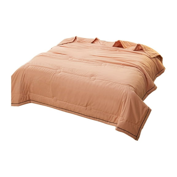 Cooler Fiber Ice Blanket, Lightweight Down Alternative King Blanket for All Season, Machine Washable,39.37x59.06in(Orange)