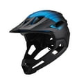 thumbnail image 3 of Almencla Full Face Bike Helmet Hat Downhill Protective Helmets Cycling Helmet black blue, 3 of 8