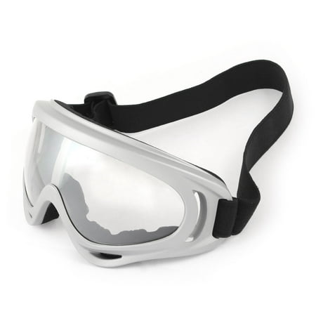 Unique Bargains Adjustable Strap Full Rim Skiing Snowboard Snow Goggles Sunglasses