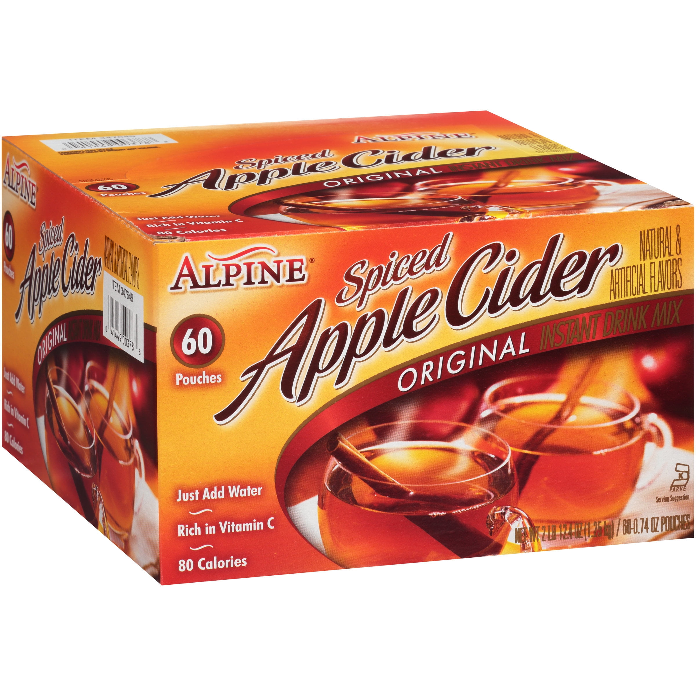 Alpine® Original Spiced Apple Cider Instant Drink Mix 60-.74 oz. Pouches