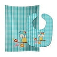 thumbnail image 2 of Blue Bird Baby Bib and Burp Cloth, 2 of 2