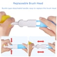 thumbnail image 6 of EASTIN 12 Pcs Baby Bottle Cleaner Nipple Cleaning Brush Set Wash Cup Sponge Scrubbing Tool, 6 of 7
