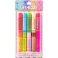 thumbnail image 1 of Lip Smacker Original & Best 10 Piece Lip Balm Party Pack Oatmeal Cookie | Vanilla, Mango, Watermelon, Tropical Punch, Cotton Candy, Kiwi, Strawberry, Blue Raspberry, Pina Colada, 1 of 3