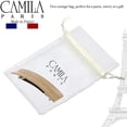 thumbnail image 4 of Camila Paris CP3190 French Hair Barrette Clip for Girls, Red, Rubberized Automatic Clasp Strong Hold Grip Hair Clips for Women, No Slip and Durable Styling Girls Hair Accessories, Made in France, 4 of 12