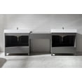 thumbnail image 6 of Design Element Estate 102" Double Sink Bathroom Vanity Modular Set in Gray, 6 of 6