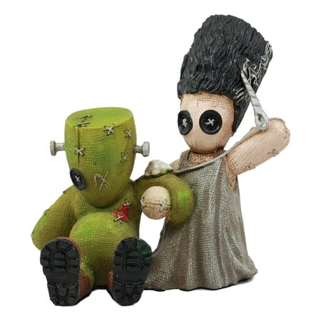 Ebros Day Of The Dead True Love Hurts Pinhead Monster Frankenstein Bride And Groom Couple Figurine Collectible