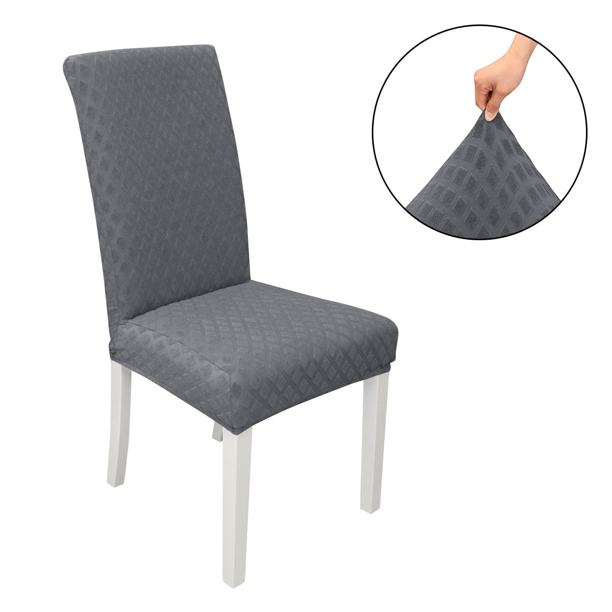 Details about   Large Solid Spandex Stretch Dining Room Seat Covers Wedding Banquet Slipcovers