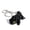Black, variant on 1PC 9CM 3D Printed Lucky Dragon Three-dimensional Joint Activity Schoolbag Keychain Ring Pendant, Small Accessory, Gift Keychain