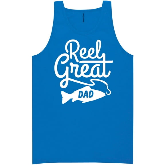 Reel Great Dad Neon Tank Top