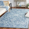 thumbnail image 2 of SAFAVIEH Micro-Loop Wesley Medallion Area Rug, Blue/Ivory, 8' x 10', 2 of 8