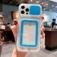 thumbnail image 3 of Soft TPU Phone Case For iPhone 13 in Blue With Camera Lens Protection Cover and Stand, 3 of 5