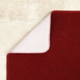 thumbnail image 3 of Bathroom Rug Set 5 Piece Nonslip with Contour Mat and Toilet Tank and Lid Covers, Burgundy, 3 of 5