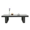 thumbnail image 2 of Outdoor Coffee Table for Patio Rectangle Coffee Tables Patio Aluminum Coffee Tables,Dark Grey, 2 of 7