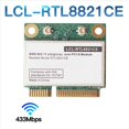 thumbnail image 2 of 5X RTL8821CE 802.11AC para Bluetooth 4.2 433Mbps 2.4Ghz / 5Ghz Banda Dual Mini PCIe WiFi TARJETA RTL8821 Soporte para Computadora Portátil / PC, 2 of 5