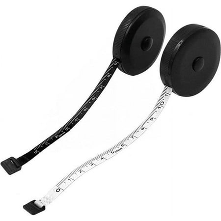

2 Packs Portable Body Tape Measure for Sewing Double-sided Tailor Cloth Ruler