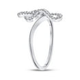 thumbnail image 3 of FB Jewels 10kt White Gold Womens Round Diamond Treble Clef Music Note Fashion Ring 1/6 Cttw Size 8, 3 of 4