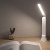 Lámpara de escritorio blanca cálida con doble fuente de luz, linterna portátil, luz nocturna para estudiantes, ideal para estudiar y leer.