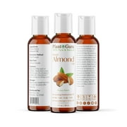 Sweet Almond Oil 2 oz Cold Pressed Carrier 100% Pure Natural For Skin, Body, Face, and Hair Growth Moisturizer. Great For Creams, Lotions, Lip balm and Soap Making