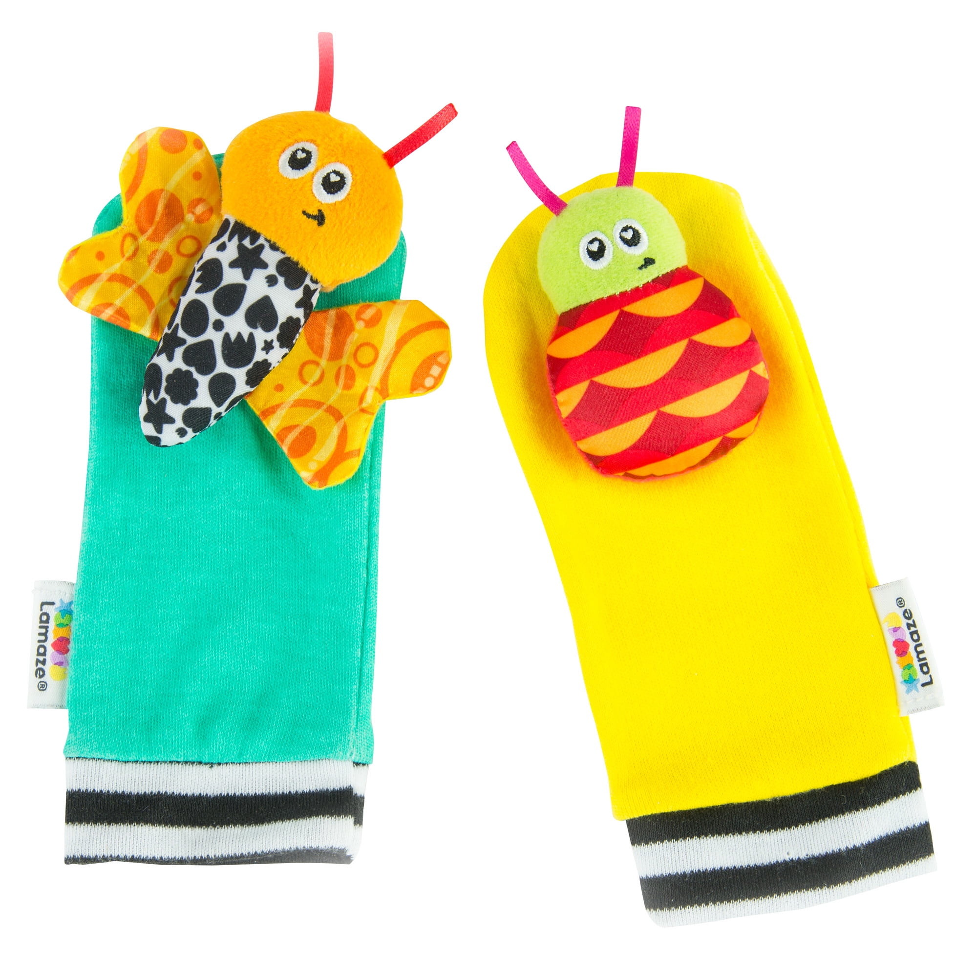 Lamaze Rattle Set Baby Sensory Toys Foot-finder Socks Wrist Rattle Bracelet Gift 