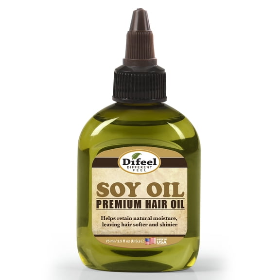 Difeel Premium Natural Hair Oil - Soy Oil 2.5 oz.