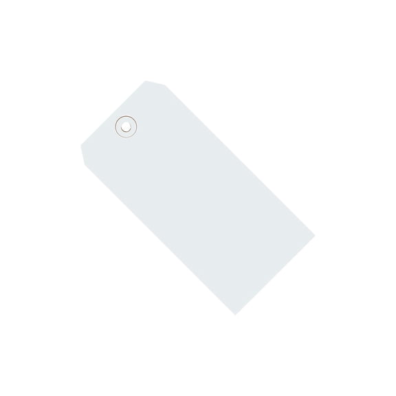 Box Partners Shipping Tags 13 Pt. 4 1/4" x 2 1/8" White 1000/Case G11041G